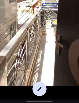 Balcony in 2 BHK Builder Floor at Rampuri – for Rent