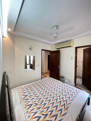 Bedroom in 3 BHK Builder Floor at Safdarjung Enclave – for Rent