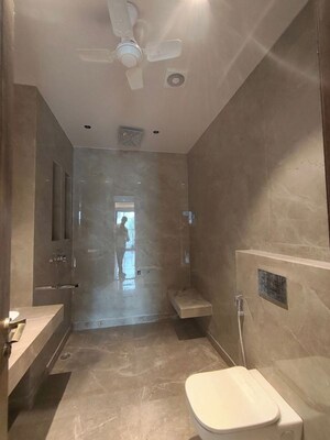Bathroom in 3 BHK Apartment at Saket – for Rent