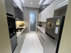Kitchen in 3 BHK Apartment at Arvind Kinjal Tower, Byculla West – for Sale