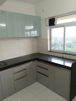 Kitchen in 2 BHK Apartment at Godrej Nirvaan, Themghar – for Rent