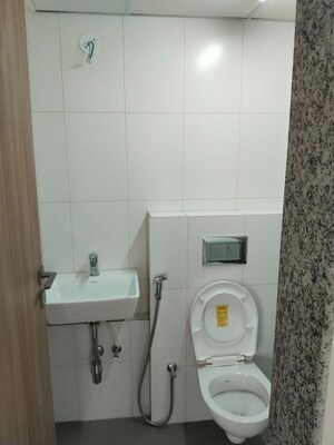 Bathroom in 2 BHK Apartment at Godrej Nirvaan, Themghar – for Rent