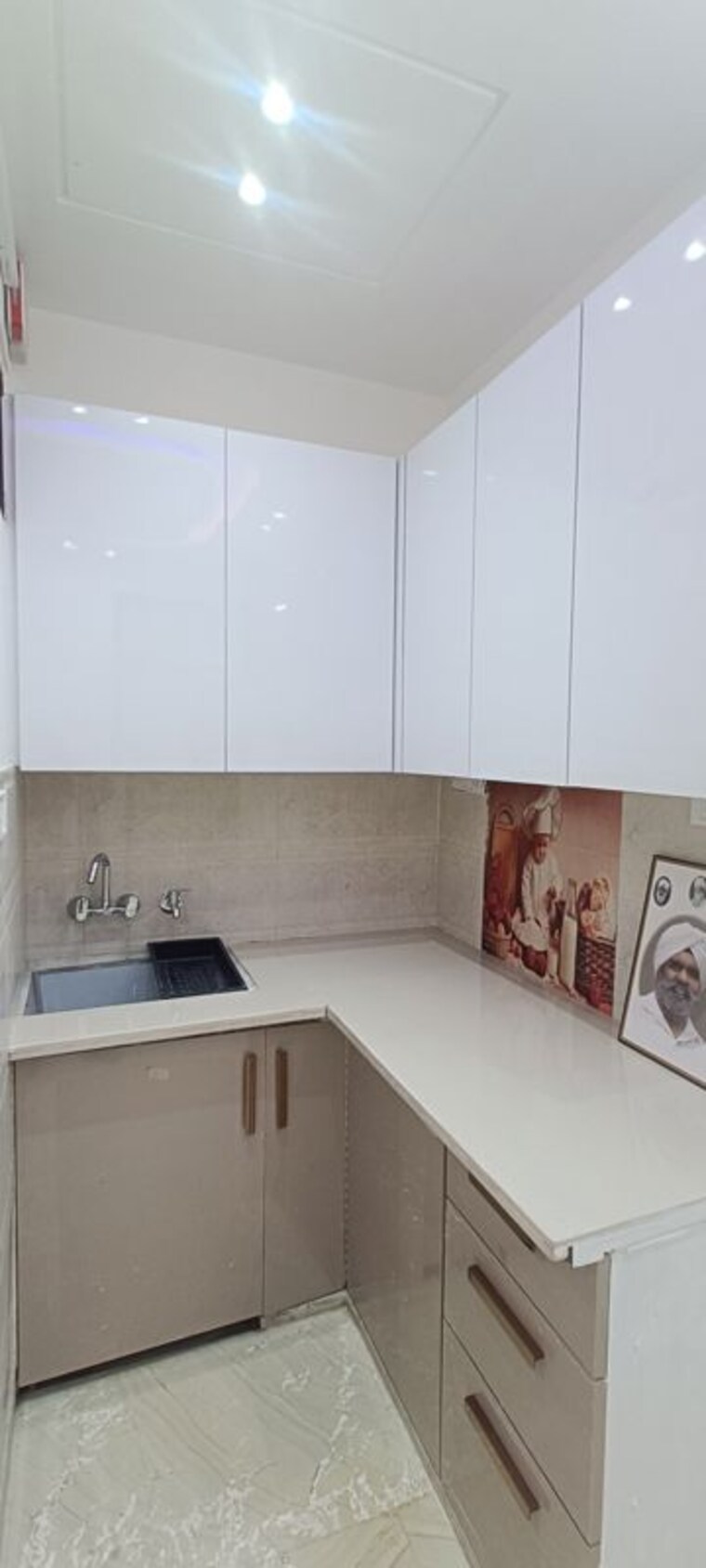 Kitchen, rohini sector 8 1 Bedroom 300 Sq.Ft. Builder Floor In Rohini Sector 8 Delhi 10316962