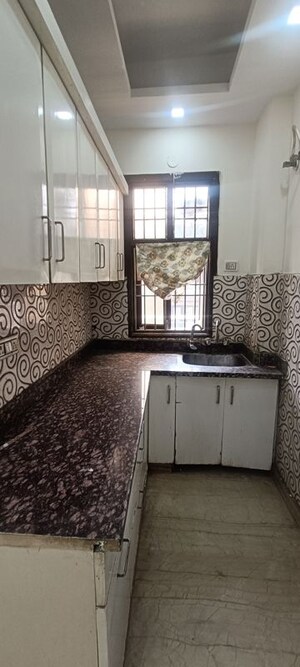 Kitchen in 3 BHK Builder Floor at Rohini Sector 8 – for Rent