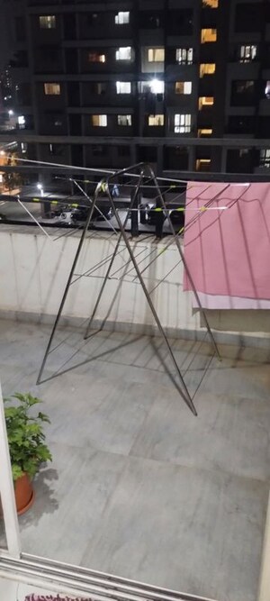 Balcony in 1 BHK Apartment at Shree Sai Glamour Residency, Ravet – for Rent