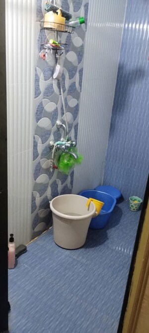 Bathroom in 1 BHK Apartment at Shree Sai Glamour Residency, Ravet – for Rent