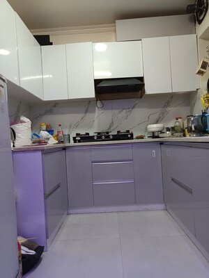 Kitchen in 2 BHK Builder Floor at SS Southend Floors, South City 2 – for Rent