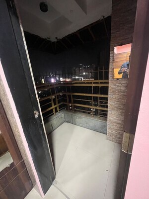 Balcony in 2 BHK Apartment at Jaydeep Park, Majiwada – for Rent