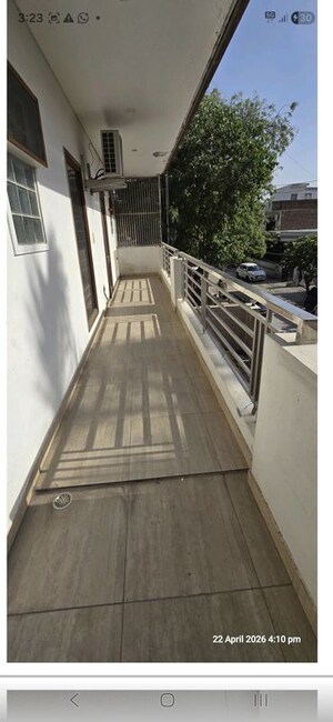 Balcony in 4 BHK Builder Floor at Sector 15 – for Rent