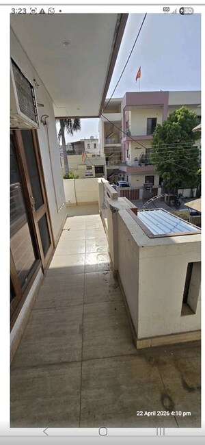 Balcony in 4 BHK Builder Floor at Sector 15 – for Rent