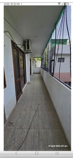 Balcony in 4 BHK Builder Floor at Sector 15 – for Rent