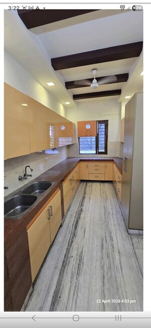 Kitchen in 4 BHK Builder Floor at Sector 15 – for Rent