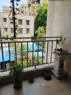 Balcony in 1 BHK Apartment at Alliance Nisarg, Wakad – for Rent