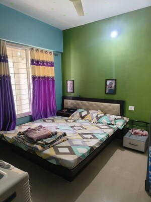 Bedroom in 1 BHK Apartment at Alliance Nisarg, Wakad – for Rent