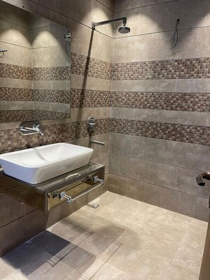 Bathroom in 3 BHK Apartment at Supertech Cape Town, Sector 74 – for Rent