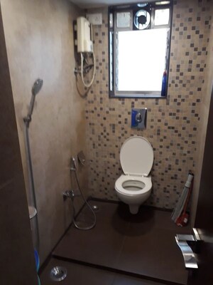 Bathroom in 1 BHK Apartment at Bhoomi Gokul, Goregaon East – for Rent