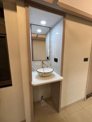Bathroom in 2 BHK Apartment at The Wadhwa Address Panorama, Ghatkopar West – for Rent