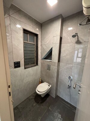 Bathroom in 2 BHK Apartment at The Wadhwa Address Panorama, Ghatkopar West – for Rent