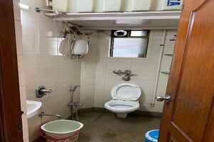 Bathroom in 3 BHK Apartment at Presidential Plaza, Ghatkopar West – for Rent