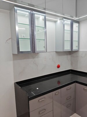 Kitchen in 3 BHK Apartment at Majestique Signature Towers, Balewadi – for Rent