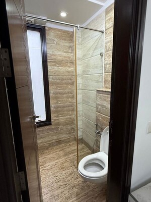 Bathroom in 3 BHK Builder Floor at Greater Kailash I – for Rent