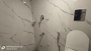 Bathroom in 2 BHK Apartment at Powai Fortune CHS, Powai – for Rent