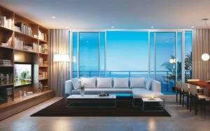 Living Room in 2 BHK Apartment at Ireo Skyon, Sector 60 – for Sale