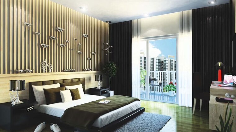 Bedroom, experion-the-heart-song 4 Bedroom 4168 Sq.Ft. Apartment In Sector 108 Gurgaon 10342985