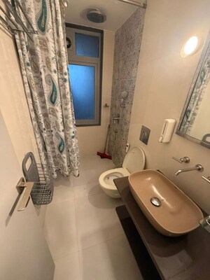 Bathroom in 2 BHK Apartment at Lodha Fiorenza, Goregaon East – for Rent