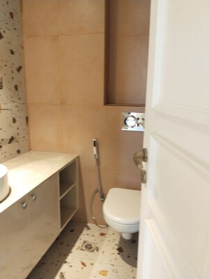 Bathroom in 4 BHK Builder Floor at Jasola – for Sale