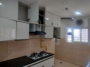 Kitchen in 4 BHK Apartment at Prestige High Fields Gachibowli, Gachibowli – for Rent