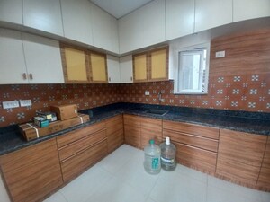 Kitchen in 2.5 BHK Apartment at Godrej Aqua, International Airport Road – for Rent