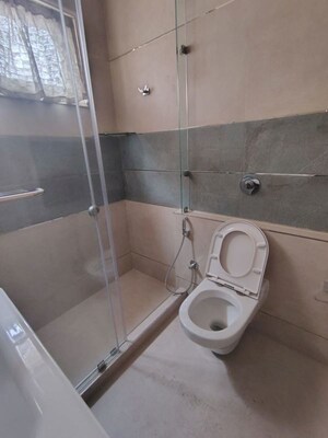 Bathroom in 3 BHK Apartment at Greater Kailash I – for Rent