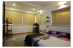 Living Room in 3 BHK Apartment at Colonial Hearth, Model Colony – for Rent