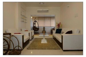 Living Room in 3 BHK Apartment at Colonial Hearth, Model Colony – for Rent