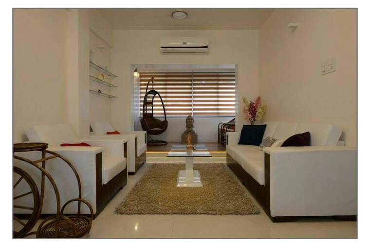 Living Room, colonial-hearth 3 Bedroom 1800 Sq.Ft. Apartment In Model Colony Pune 10343218