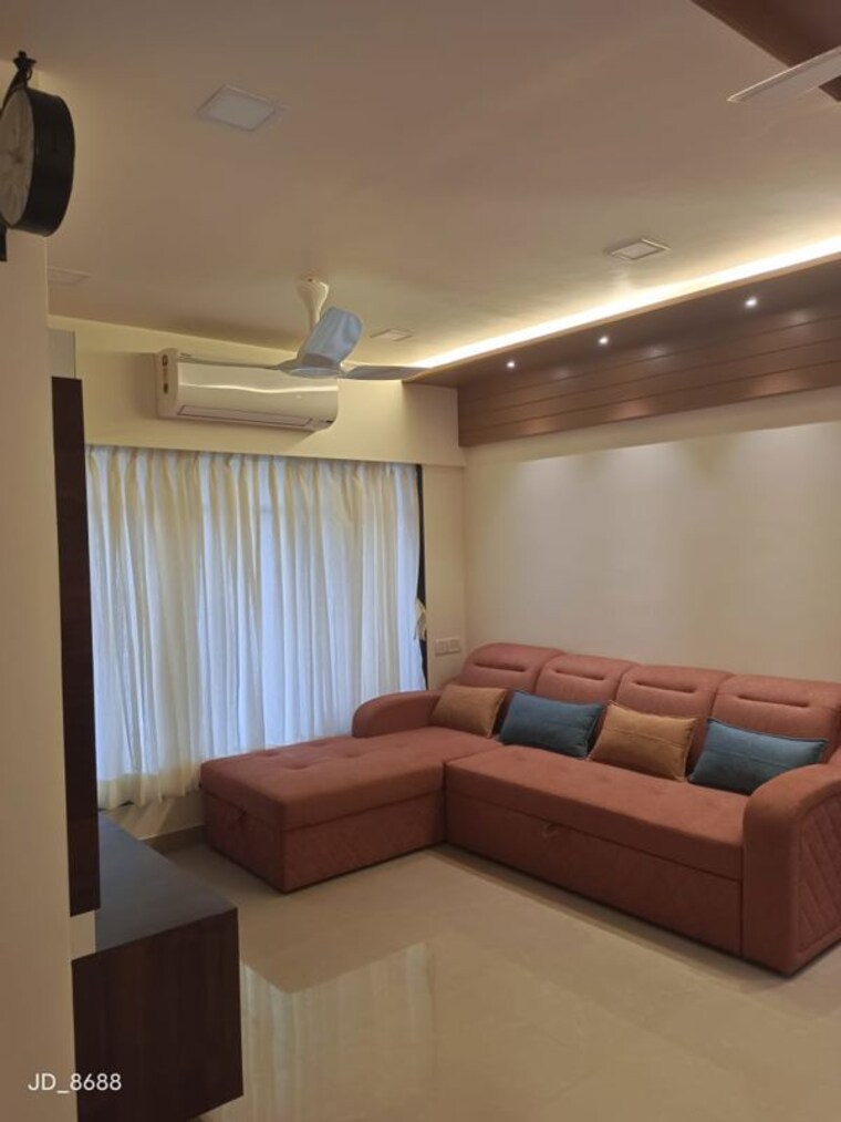 Living Room, hubtown-greenwoods 2 Bedroom 870 Sq.Ft. Apartment In Vartak Nagar Thane 10218730