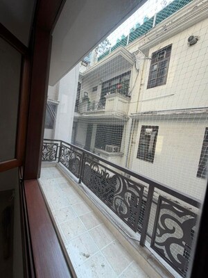 Balcony in 4 BHK Apartment at Greater Kailash I – for Rent
