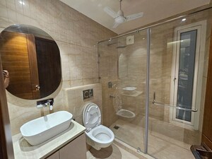 Bathroom in 4 BHK Apartment at Greater Kailash I – for Rent
