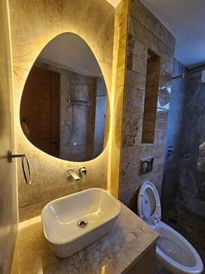 Bathroom in 4 BHK Apartment at Greater Kailash I – for Rent