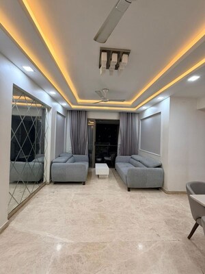 Living Room in 3 BHK Apartment at Lodha Splendora, Ghodbunder Road – for Sale