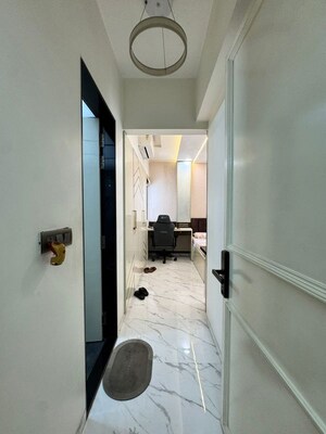 Building Lobby in 3 BHK Apartment at Lodha Splendora, Ghodbunder Road – for Sale