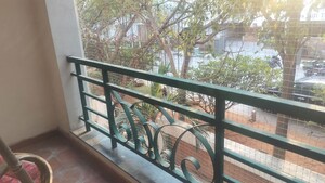 Balcony in 3 BHK Apartment at Jubilee Hills – for Rent