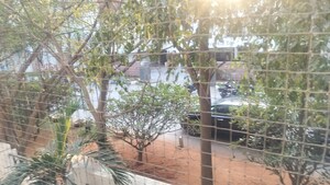 Balcony in 3 BHK Apartment at Jubilee Hills – for Rent