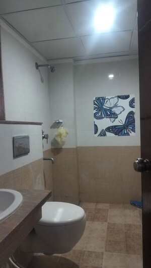 Bathroom in 3 BHK Apartment at Jubilee Hills – for Rent