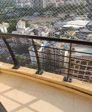 Balcony in 2 BHK Apartment at K Raheja Heights, Malad East – for Rent