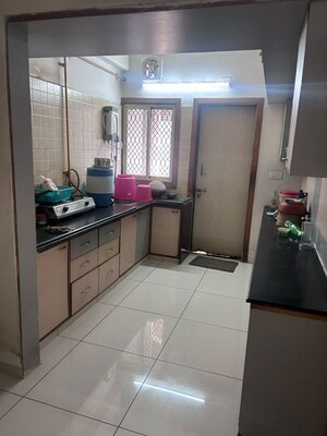 Kitchen in 3 BHK Apartment at Navrangpura – for Rent