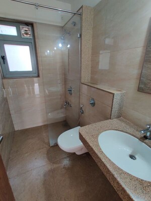 Bathroom in 1 BHK Apartment at Amanora Gold Towers, Hadapsar – for Rent