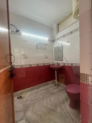 Kitchen in 2 BHK Builder Floor at Freedom Fighters Enclave – for Rent