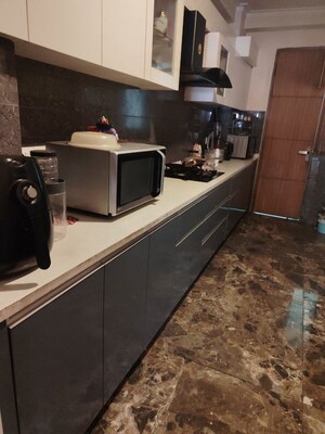 Kitchen in 4 BHK Builder Floor at Ardee City The Residency, Sector 52 – for Rent